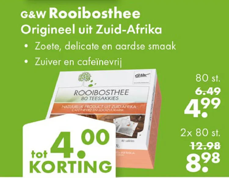 Aanbieding: Rooibosthee