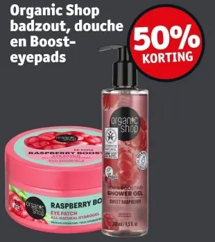 Promotie: Badzout, douche en Boost-eyepads
