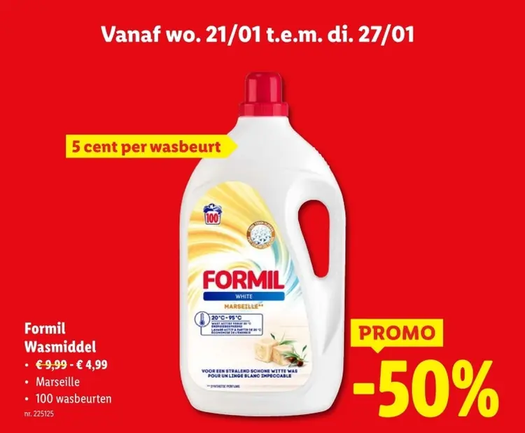 Promotie: Wasmiddel