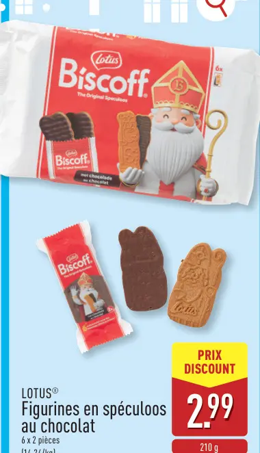 Offre: Figurines en spéculoos au chocolat