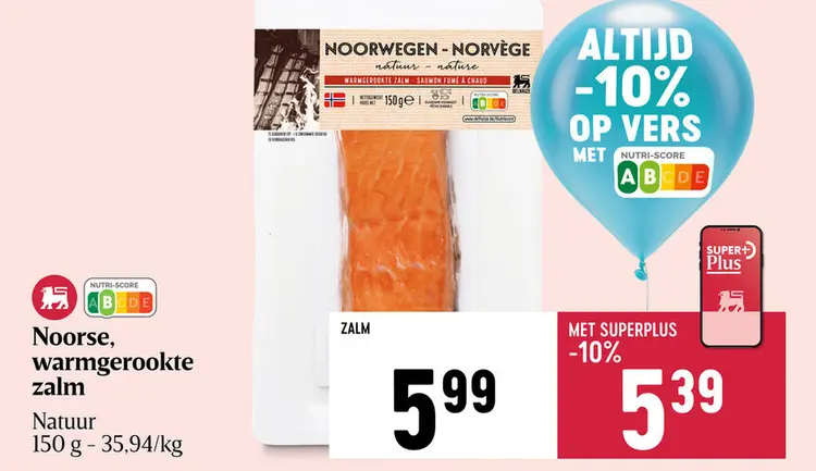 Promotie: Noorse, warmgerookte zalm