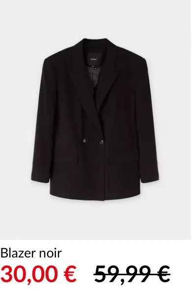 Offre: Blazer noir
