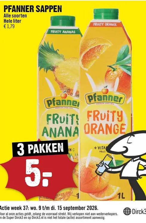 Aanbieding: Pfanner Sappen