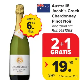 Promotie: Jacob's Creek Chardonnay Pinot Noir