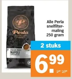 Aanbieding: Perla snelfiltermaling