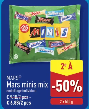 Offre: Mars minis mix