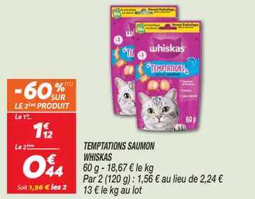 Offre: TEMPTATIONS SAUMON