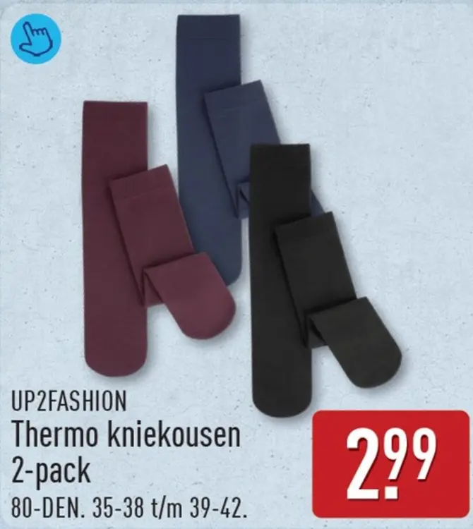 Aanbieding: Thermo kniekousen