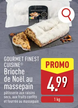 Offre: Brioche de Noël au massepain