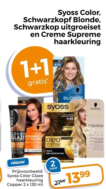 Aanbieding: Uitgroeiset & haarkleuring