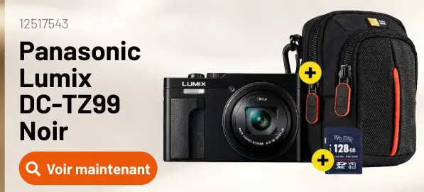 Offre: Lumix DC-TZ99 Noir