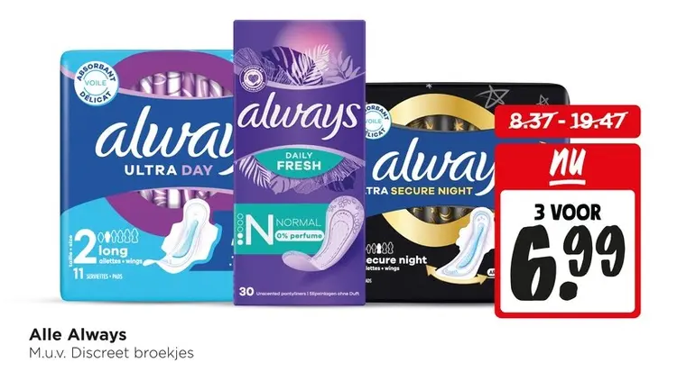 Aanbieding: Always