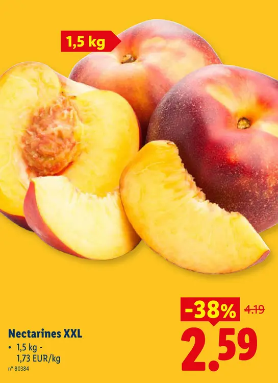 Offre: Nectarines XXL