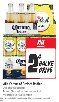 Aanbieding: Corona of Grolsch Radler