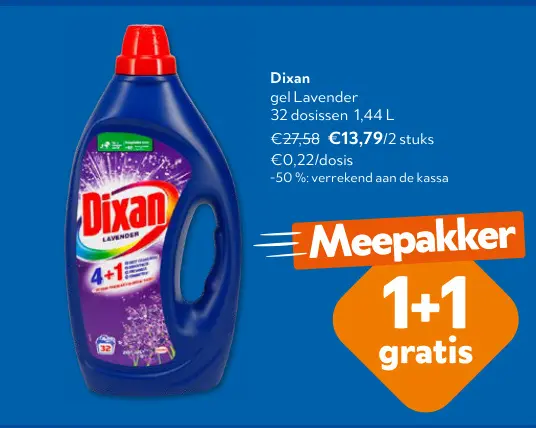 Aanbieding: Dixan gel Lavender