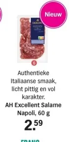Aanbieding: Ah Excellent Salame Napoli