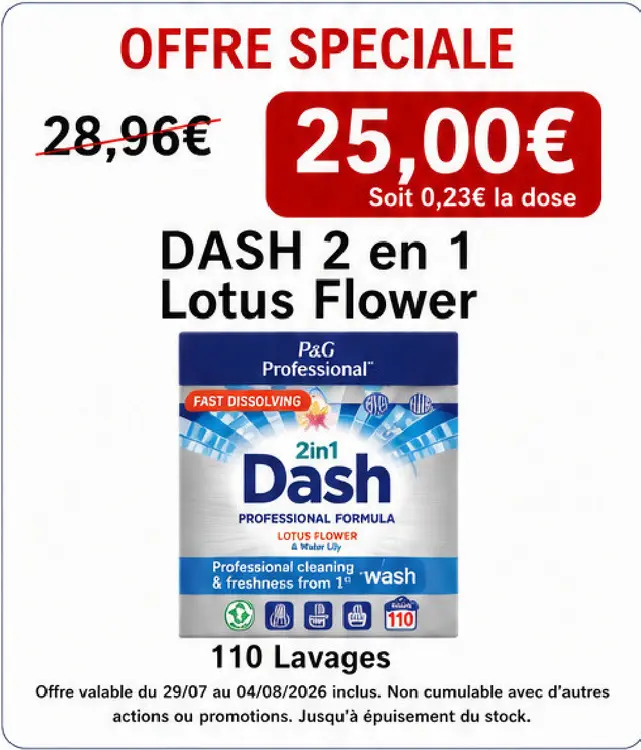 Offre: DASH 2 en 1 Lotus Flower