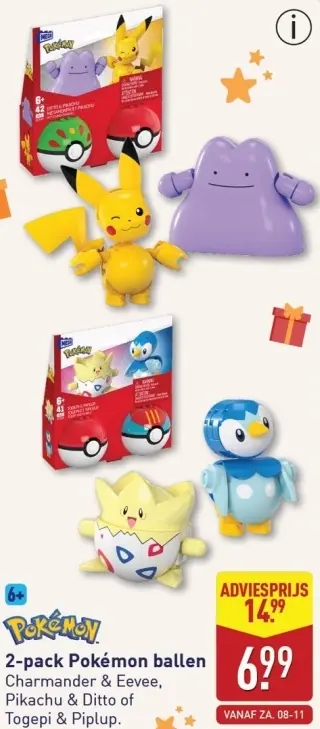 Aanbieding: 2-pack Pokémon ballen