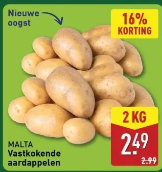 Aanbieding: MALTA Vastkokende aardappelen