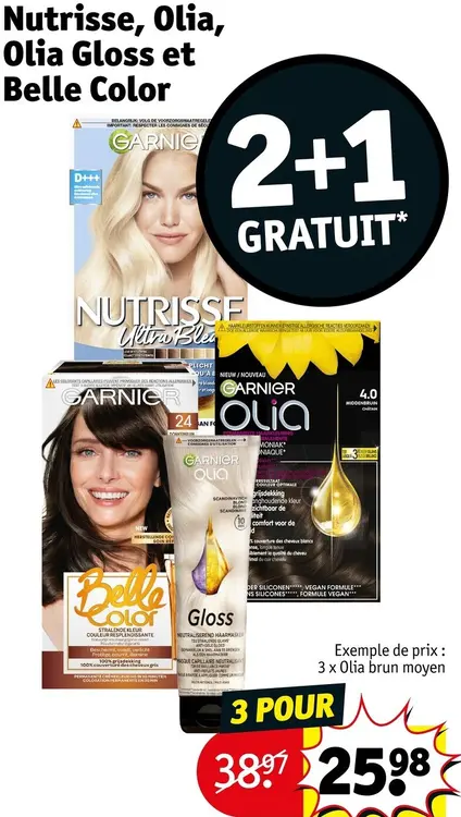 Offre: Nutrisse, Olia, Olia Gloss en Belle Color