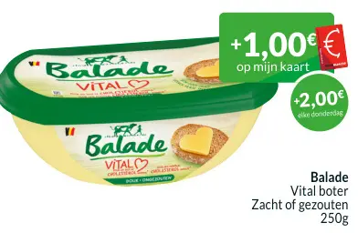 Promotie: Balade Vital boter