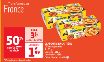 Offre: CLAFOUTIS LA LAITIÈRE