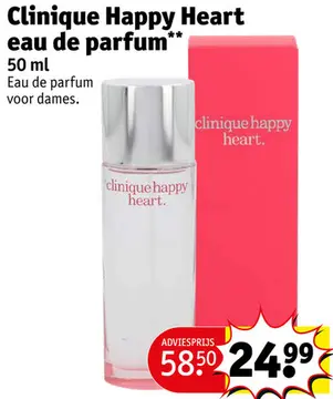 Aanbieding: Clinique Happy Heart eau de parfum
