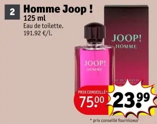 Offre: Homme Joop!