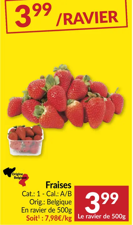 Offre: Fraises