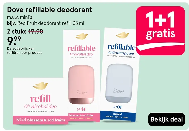 Aanbieding: Refillable deodorant