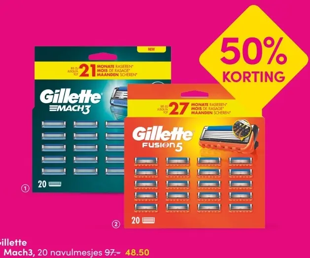 Aanbieding: Gillette Mach3