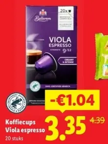 Aanbieding: Koffiecups Viola espresso