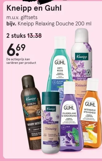 Aanbieding: Kneipp en Guhl