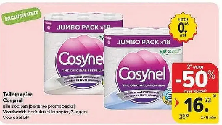 Promotie: Toiletpapier