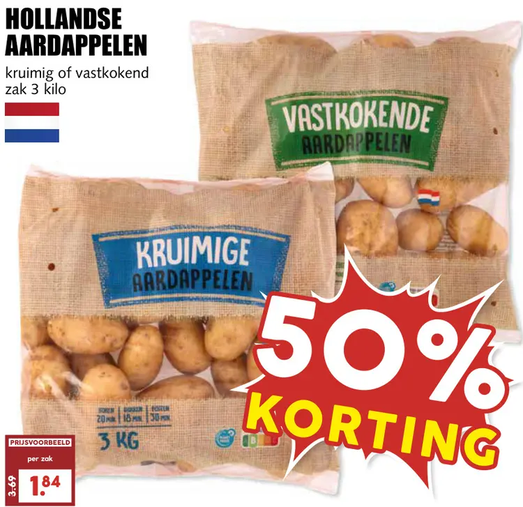 Aanbieding: Hollandse aardappelen