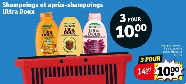 Offre: Shampoings et apres-shampoings Ultra Doux