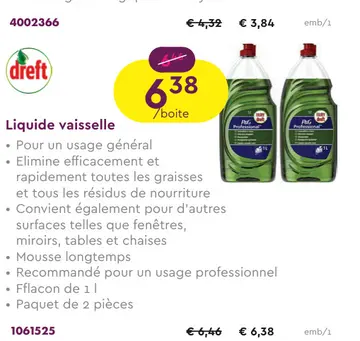 Offre: Liquide vaisselle