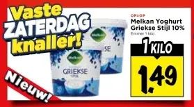 Aanbieding: Yoghurt Griekse Stijl 10%