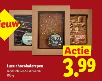 Aanbieding: Luxe chocoladerepen