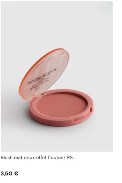 Offre: Blush mat doux effet floutant
