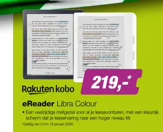 Aanbieding: Kobo Libra Colour eReader