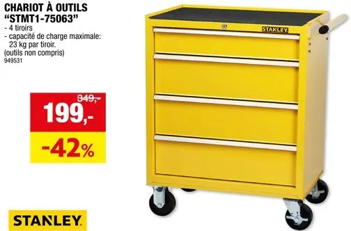 Offre: Chariot à outils "STMT1-75063"