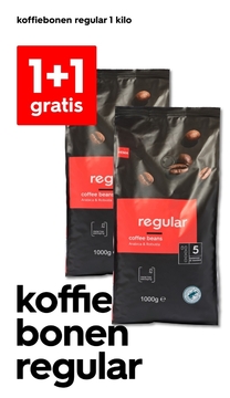 Aanbieding: koffiebonen regular