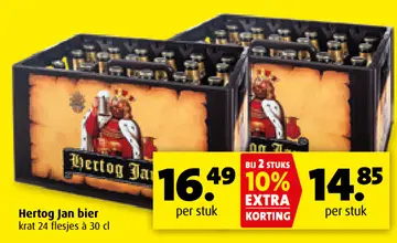 Aanbieding: Hertog Jan bier