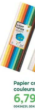Offre: Papier crépon, mix de couleurs