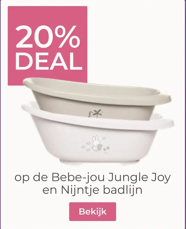 Aanbieding: Bebe-jou Jungle Joy en Nijntje badlijn
