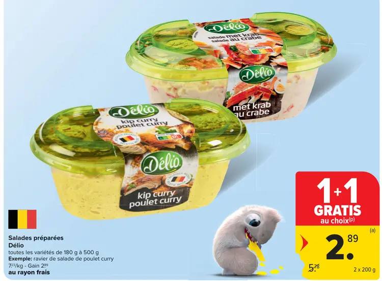 Offre: Salades préparées