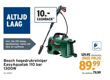 Aanbieding: Bosch hogedrukreiniger EasyAquatak 110 bar 13
