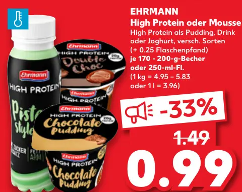 Aanbieding: High Protein oder Mousse