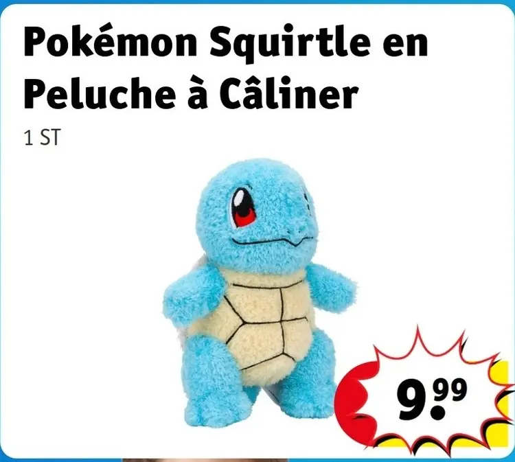 Offre: Squirtle en Peluche à Câliner